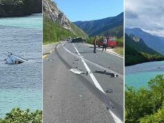 Teška nesreća: Cisterna sletjela u jezero kod Mostara, povrijeđeno više osoba