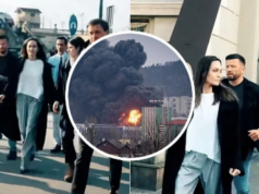 Angelina Jolie snimljena u Lavovu dok s pratnjom trči na sigurno usljed sirene za uzbunu! (Video)