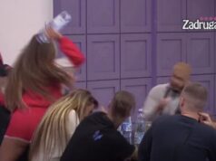 PO.ILI SE DALILA I DEJAN TOKOM EMISIJE: Lete flaše na sve strane, udara ga gdje stigne! Opšti haos