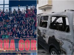 Vlasniku zapaljenog kombija navijači Crne Gore uručili novac, on poručio: Pokazali su čojstvo, hvala im!