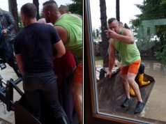 Pogledajte spašavanje zagrebačkog imama Mirze Mešića i njegove porodice iz poplavljene kuće u Čeliću (Video)