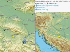 Više zemljotresa pogodilo BiH, treslo se kod Banja Luke, Sanskog Mosta, Doboja…