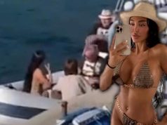SUBOTIĆKA PLAČE, A MAJA SE BAŠKARI NA GLISERU! Evo kako crna mamba uživa sa ljubavnikom Pecom u CG, glumi damu i zabacuje kosom!