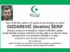 Danas stigla tužna vijest: Preminuo je 29-godišnji Šerif Dizdarević