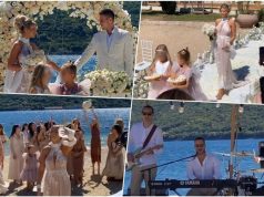 Đorđe Đoković i Saška se zavjetovali na vjernost drugi put: Rekli DA na plaži, mlado do matičara došla bosa!