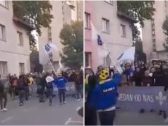 Korteo Ljutih Krajišnika u Zenici, uzvikuju “Izet Nanić jedan je od nas”
