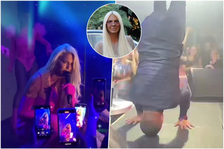 ŠOK NA KARLEUŠINOM NASTUPU! Na binu se popeo čovjek i počeo da dubi na glavi! Obezbjeđenje odmah uletjelo, njena reakcija je hit!