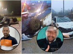 Dino Dizdarević doživio tešku saobraćajku: Golf zadrugara završio na krovu! (Foto)