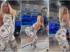 Zaprepastila javnost: Jovana Jeremić u uskom kombinezonu sa svojim likom, zavodljivo plesala u jutarnjem programu
