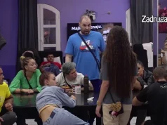 ZVEZDAN SE ZALETIO NA ANĐELU! Đuričićeva bježala, unio joj se u lice, pretrnula od straha! Obezbjeđenje napravilo živi zid