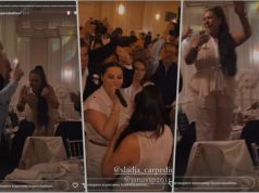 LUDILO SVADBA TRAJALA DO ZORE! Slađa ljubila Janu u grudi, u dekolte joj gurala evre, pa u transu skočila na stolicu
