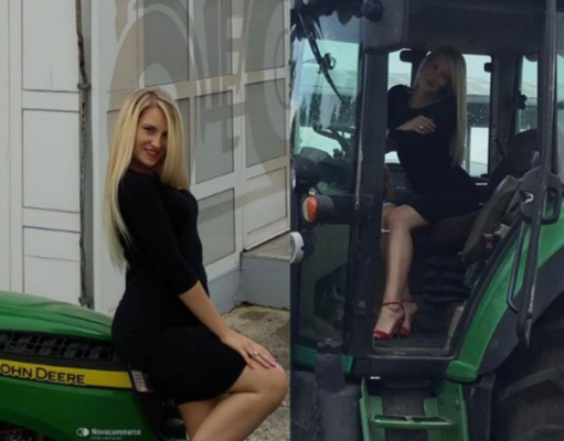 Vedrana iz Osijeka obrađuje 24 hektara zemlje: Čudno im je što sređena žena vozi traktor!
