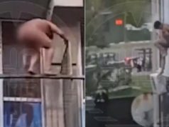 Drama na 5. spratu: Uhvatio ga ljubomorni muž? Gol bježao s balkona, a onda su ga se dočepale bijesne komšije… (Video)