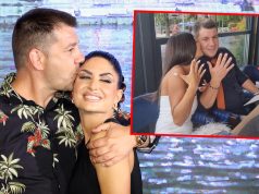 PRVE FOTKE SA TAJNOG VJENČANJA IVANA MARINKOVIĆA I JELENE! Mlada u vjenčanici sa perjem, šlic skoro do kuka – BLISTA (FOTO)