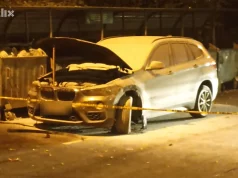 Sarajevo: Izgorio automobil na Grbavici, policija vrši uviđaj