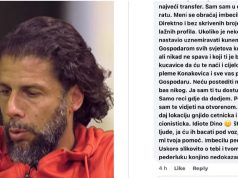 Edin Tule na društvenim mrežama prijeti silovanjem, tvrdi da će suprugu baciti pod voz: “Cijelo pleme Konakovića ću poslati Gospodaru”