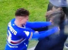 NEREALNA SCENA U ITALIJI! Fudbaler Sampdorije krenuo da davi Pirla pored terena – čuveni as u šoku, ništa mu nije bilo jasno