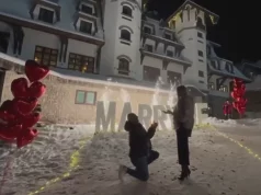 Romantične scene na Jahorini: Mladić iz Dubaija zaprosio Sarajku uz balone i prskalice