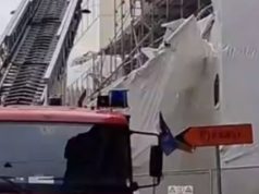 POLICIJA I VATROGASCI NA LICU MJESTA/ Haos u centru Zagreba: Srušila se velika građevinska skela, strahuje se da ima zatrpanih (Video)