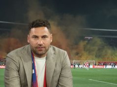 Duško Tošić bodrio Crvenu zvezdu u najljepšem društvu: Svi pogledi na tribinama bili uprti u nju