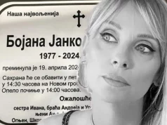 POTRESNA PORUKA SE POJAVILA NAKON SAHRANE BOJANE JANKOVIĆ: Riječi koje je napisala pokojnoj voditeljki tjeraju suze na oči, spomenute i njene kćerke