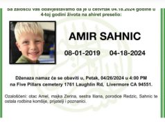Preminuo četverogodišnji Amir Šahnić