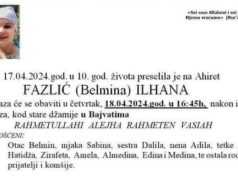 TUGA OKOVALA ZAVIDOVIĆE: Preminula 10-godišnja Ilhana Fazlić