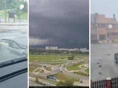 Olujne ćelije zahvatile Sloveniju, grad razbijao stakla na autima – nevrijeme ide prema BiH