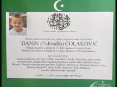 VELIKA TUGA: Preminuo osmogodišnji Danin Čolaković