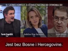 Objavljen video sa sjednice u kojoj je Kapidžić (SDA) potvrdio brisanje imena BiH sa nacionalnih spomenika