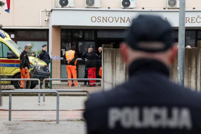 Knife attack in a primary school, in Zagreb