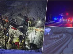 HOROR: IMA MRTVIH! Autobus sletio u provaliju, upao direktno u jezero, objavljene fotografije stravične nesreće! (FOTO)