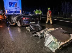 Šleper je zakočio, ali on nije: Mladić stradao u stravičnoj nesreći na auto-putu, fotografije su potresne