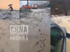 (VIDEO) Jaka kiša pogodila Jablanicu: Nabujali potok opet prijeti kući