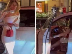 Melinin snimak poslije mnogo vremena: Nakon razvoda od Harisa, pojavila se u Bentliju (VIDEO)