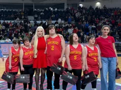 Dirljiv trenutak u Morači: Djeca s Daunovim sindromom zaplesala na poluvremenu utakmice Crna Gora – Njemačka