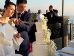 SIN DRAGANE MIRKOVIĆ OBJAVIO FOTKE SA VJENČANJA Sa izabranicom u Italiji, oko njih suvi luksuz (FOTO)