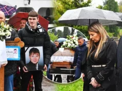 Viki Miljković ispratila brata na vječni počinak! Pjevačica jedva stajala na nogama, Taške se ne odvaja od nje (FOTO)