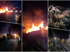 (VIDEO) NA MJESTU STRADAO BRAČNI PAR I JOŠ JEDNA OSOBA! Detalji strave i užasa: Vozila gorjela nasred puta, ČETVERO POVRIJEĐENIH! Oglasio se i MUP