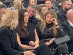 BRENA I VIKI SE SLOMILE NA KOMEMORACIJI SAŠI POPOVIĆU Brišu suze dok pričaju o njemu