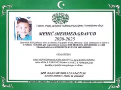 Sutra dženaza petogodišnjem dječaku koji je tragično stradao nakon pada s balkona