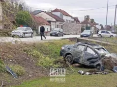 Policijska potjera u Hercegovini: Automobil slupan, vozača nema