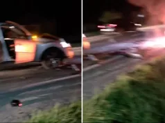 Video / Užas kod Maglaja: Sudar automobila i motocikla, poginuo mladić, došlo i do požara
