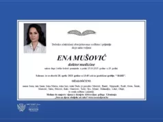 Bolna vijest: U 29. godini preminula doktorica medicine Ena Mušović