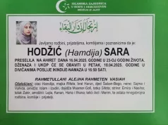 Tuga: U 23. godini života na ahiret preselila Sara Hodžić