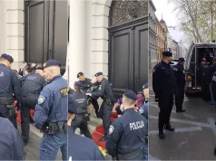 Zagrepčani protestvovali za Gazu, policija ih silom uklonila, desetine uhapšenih