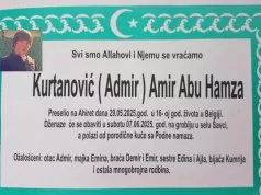 TUGA DO NEBA Preminuo šesnaestogodišnji Amir Kurtanović