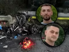 OVO SU MLADIĆI KOJI SU ŽIVI IZGORJELI NA PUTU! Jurcali 185 km/h u tek kupljenom autu