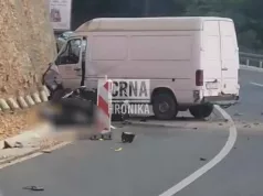Motociklista poginuo u stravičnom sudaru na Nišićima