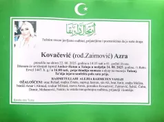 Velika tuga: Preminula mlada majka Azra Kovačević